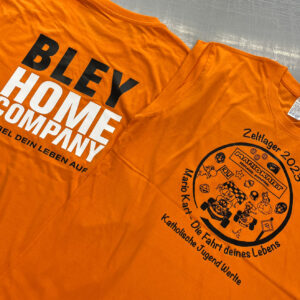 Firmensponsoren T-Shirts Möbel Bley