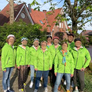 Windbreaker für Fahrradteam