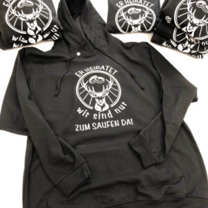 Hoodies für den klassischen Junggesellenabschied