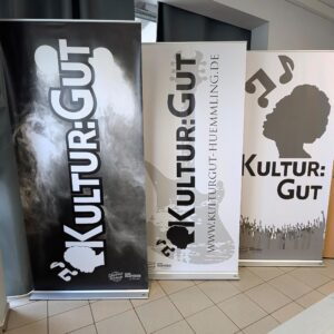 Rollup-Banner für Kultur:Gut e.V.