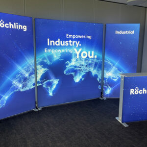 Messe Displaysystem für Röchling